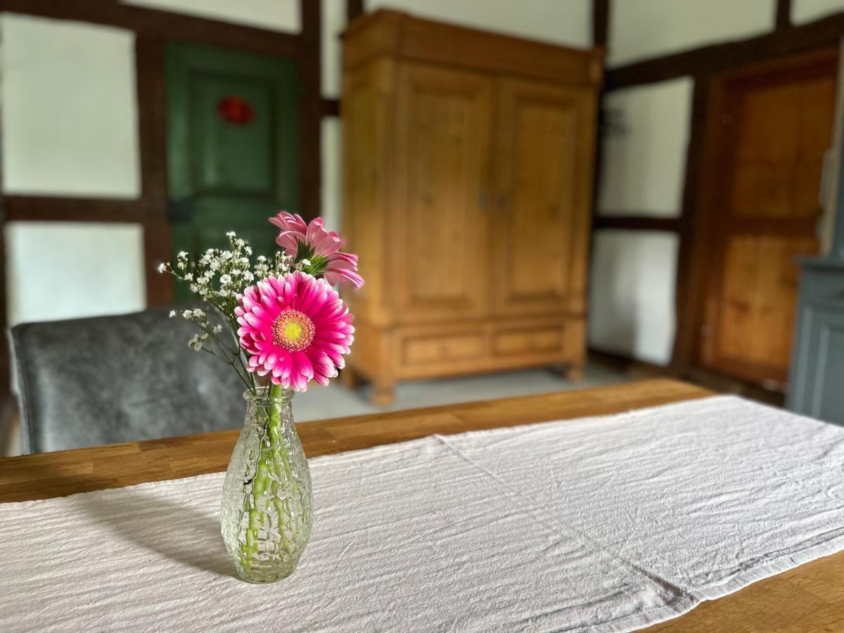 Reetscheune Kruezen Kruzen Buitenkant foto